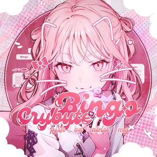 Crybyte Bingo 💐🙄 | (Project Sekai, Bandori, ALNST, Milgram)